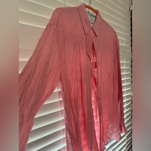 ZARA - WOMEN’S FLOWY KNOTTED SHIRT - SIZE XS - Picture 7 of 9